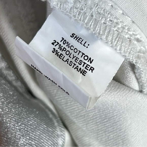 Revolve Superdown Regina Metallic Jean Size 32 In Silver Metallic Straight Leg - Picture 13 of 15